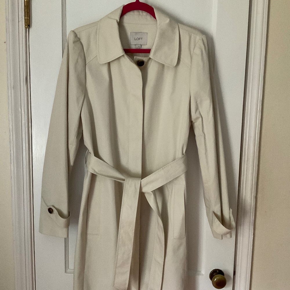 Women’s beige trench coat